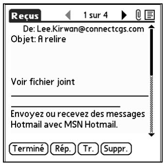 PALM TUNGSTEN T2 - Téléchargement de pièces jointes volumineuses - 4
