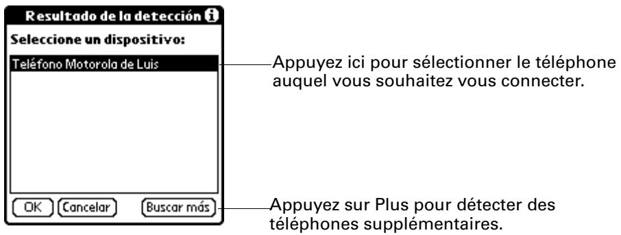 PALM TUNGSTEN T2 - Pour créer une connexion à un téléphone autre que GSM : - 3