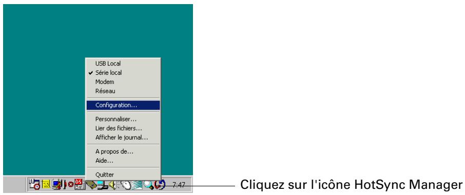 PALM TUNGSTEN T2 - Pour préparer un ordinateur de bureau sous Windows en vue d'une opération HotSync par communication Bluetooth : - 1