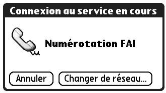 PALM TUNGSTEN T2 - Pour vous connecter à Internet : - 1