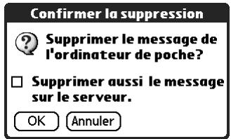 PALM TUNGSTEN T2 - Pour supprimer des messages antérieurs à une certaine date : - 5