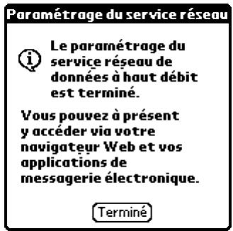 PALM TUNGSTEN T2 - Configuration des paramètres de services réseau pour le téléphone - 4