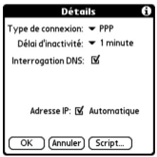 PALM TUNGSTEN T2 - Appuyez sur Détails. - 1