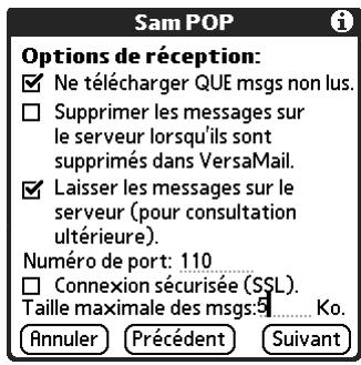 PALM TUNGSTEN T2 - Ne télécharger QUE msgs non lus - 1