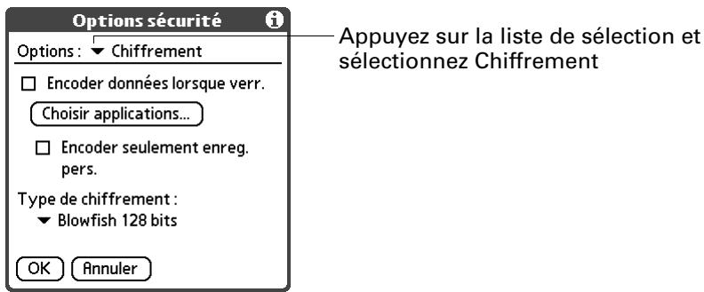 PALM TUNGSTEN T2 - Chiffrement de données - 1