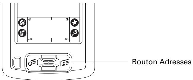 PALM ZIRE 21 - Pour ouvrir l'application adresses : - 1