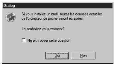 PALM ZIRE 21 - Pour utiliser un profil pour une première opération hotsync sur un ordinateur de bureau sous windows : - 1