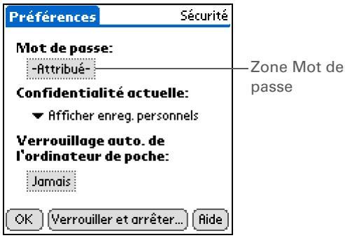 PALM ZIRE 31 - Suppression d'un mot de passe - 1