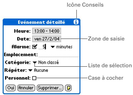 PALM ZIRE 31 - Commandes d'applications - 1