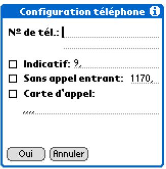 PALM ZIRE 31 - Saisissez les paramètres de base : - 3