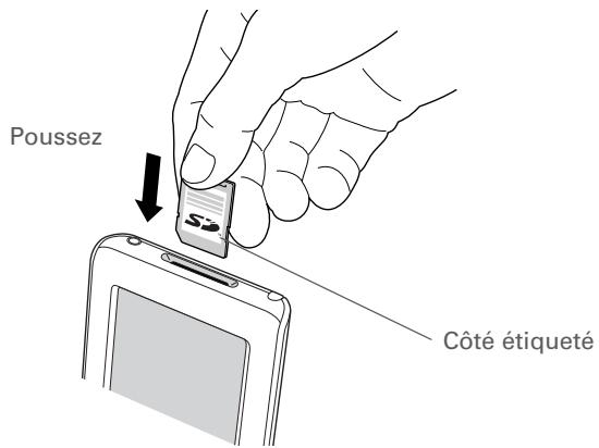 PALM ZIRE 31 - Insertion d'une carte d'extension - 1