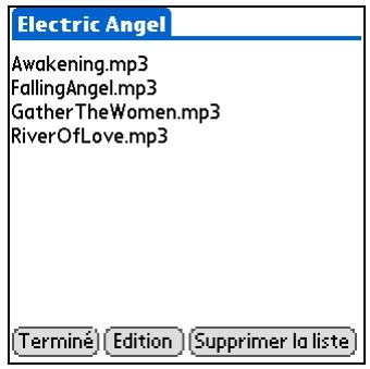 PALM ZIRE 31 - Modification d'une liste de diffusion - 5