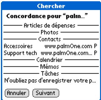 PALM ZIRE 31 - Recherche d'informations - 3