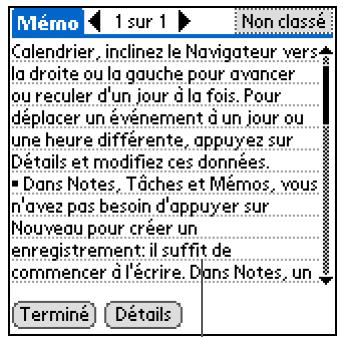 PALM ZIRE 31 - Modification des polices de l'écran - 1