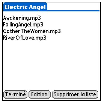 PALM ZIRE 31 - Suppression d'une liste de diffusion - 5