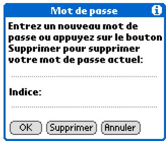PALM ZIRE 31 - Suppression d'un mot de passe - 3