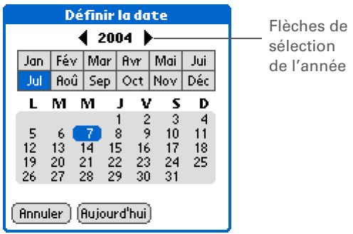 PALM ZIRE 31 - Réinitialisation de la date et de l'heure - 3