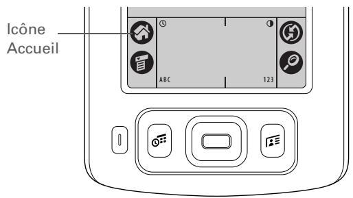 PALM ZIRE 31 - Utilisation de l'écran accueil - 1