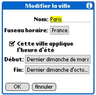 PALM ZIRE 31 - Ajout de villes - 5