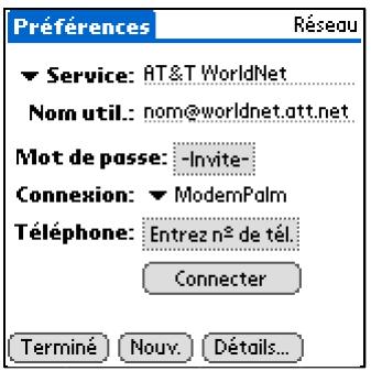 PALM ZIRE 31 - Création de scripts de connexion - 2