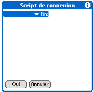 PALM ZIRE 31 - Création de scripts de connexion - 5