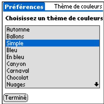 PALM ZIRE 31 - Modification des couleurs de l'écran - 1