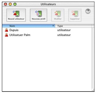 PALM ZIRE 31 - Création d'un profil utilisateur - 6