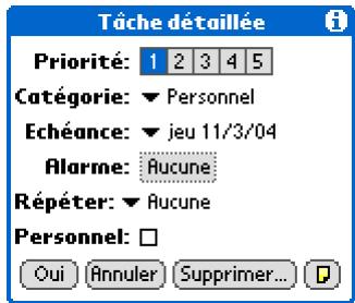 PALM ZIRE 31 - Définition d'une alarme - 1