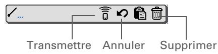 PALM ZIRE 31 - Utilisation de la barre d'outils de commande - 3