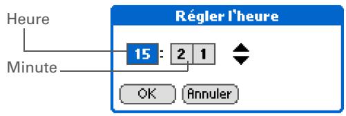 PALM ZIRE 31 - Réglage de la date et de l'heure de la ville principale - 3
