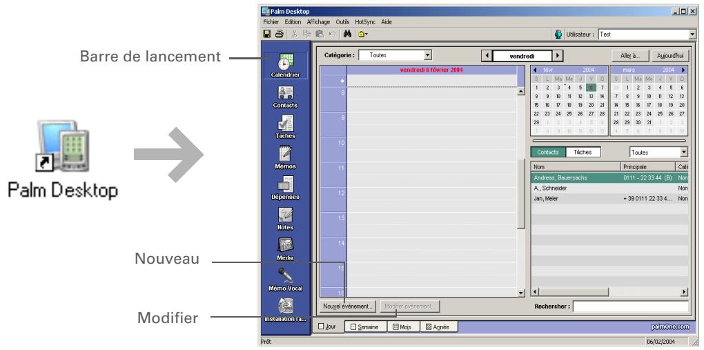 PALM ZIRE 72 - Saisie d'informations à l'aide de votre ordinateur de bureau - 2