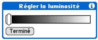 PALM ZIRE 72 - Réglage de la luminosité de l'écran - 3