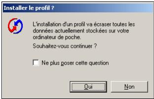 PALM ZIRE 72 - Synchronisation avec un profil utilisateur windows uniquement - 2