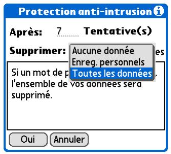 PALM ZIRE 72 - Limiter le nombre de tentatives de saisie de mot de passe - 4
