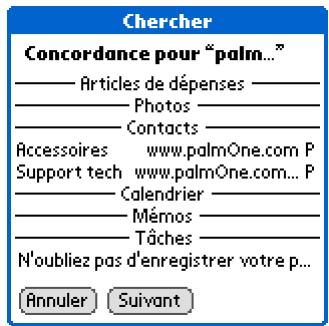 PALM ZIRE 72 - Recherche d'informations - 5