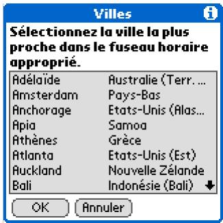 PALM ZIRE 72 - Ajout de villes - 4
