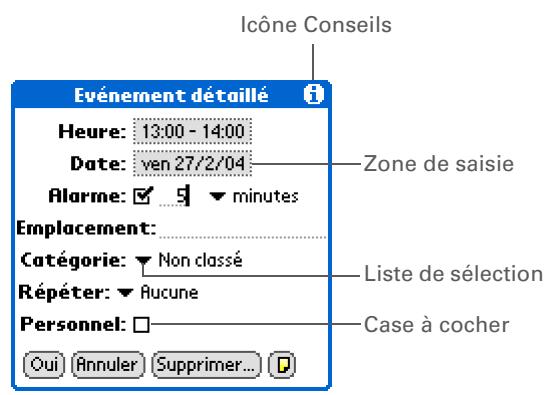 PALM ZIRE 72 - Commandes d'applications - 1