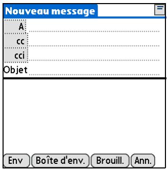 PALM ZIRE 72 - Envoi d'un e-mail - 4