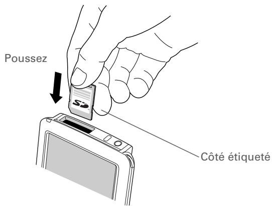 PALM ZIRE 72 - Insertion d'une carte d'extension - 1