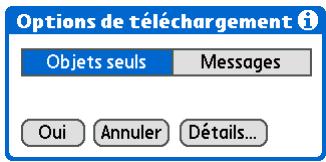 PALM ZIRE 72 - Sélection d'un service différent pour un compte de messagerie - 1