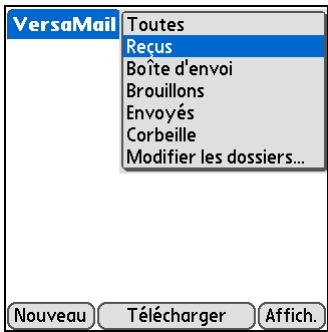 PALM ZIRE 72 - Visualisation d'un autre dossier - 1