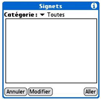 PALM ZIRE 72 - Affichage d'une page avec signet - 3