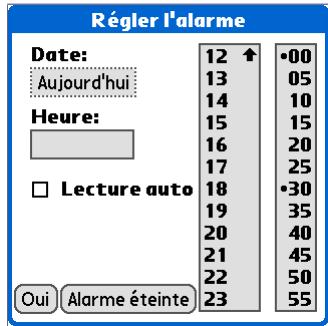 PALM ZIRE 72 - Définition d'une alarme pour un mémo vocal - 1