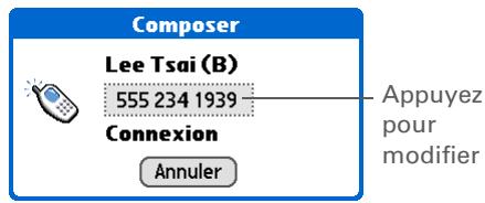 PALM ZIRE 72 - Utilisation de la numérotation automatique - 3