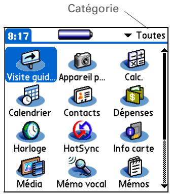 PALM ZIRE 72 - Bouton central - 1