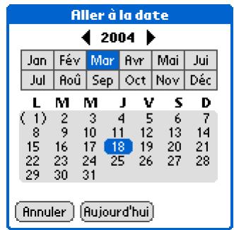 PALM ZIRE 72 - Planification d'un rendez-vous - 2