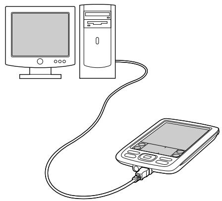 PALM ZIRE 72 - Synchronisation avec un câble - 1