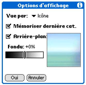 PALM ZIRE 72 - Personnalisation de l'écran accueil - 1