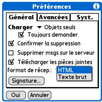 PALM ZIRE 72 - Création d'une signature personnelle - 1