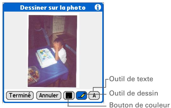 PALM ZIRE 72 - Personnalisation d'une photo - 4